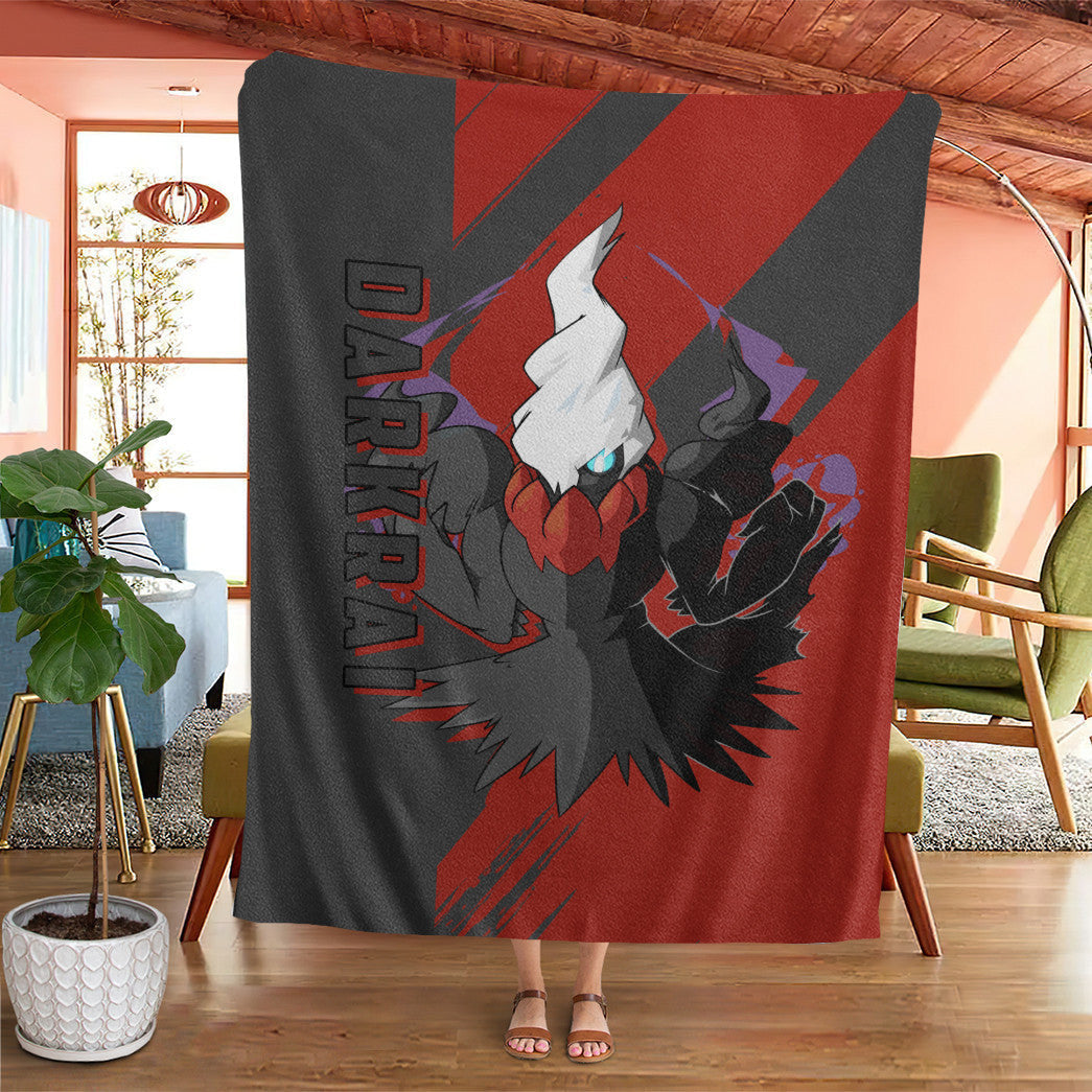 Anime Pkm Darkrai Custom Soft Blanket XO1003221