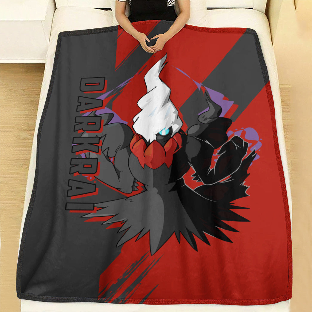 Anime Pkm Darkrai Custom Soft Blanket XO1003221