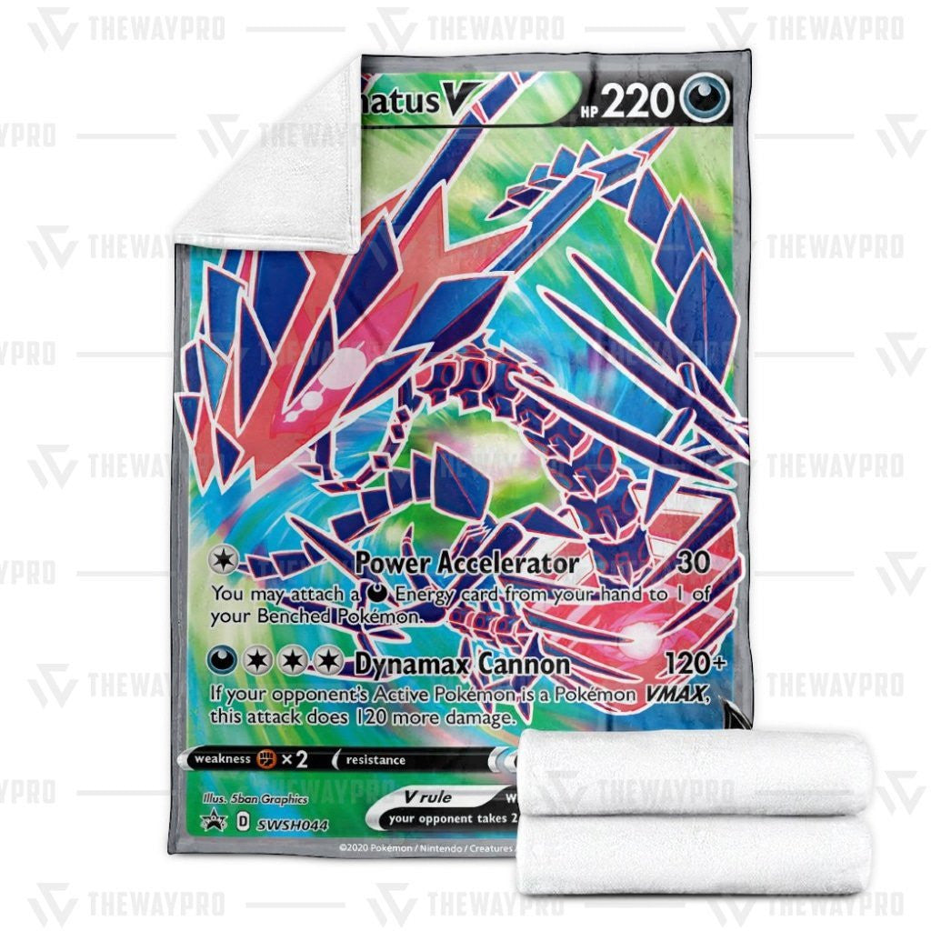 Anime Pkm Eternatus Custom Soft Blanket