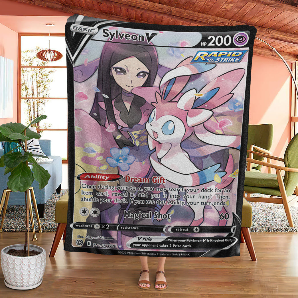 Anime Sylveon V 2022 Soft Blanket