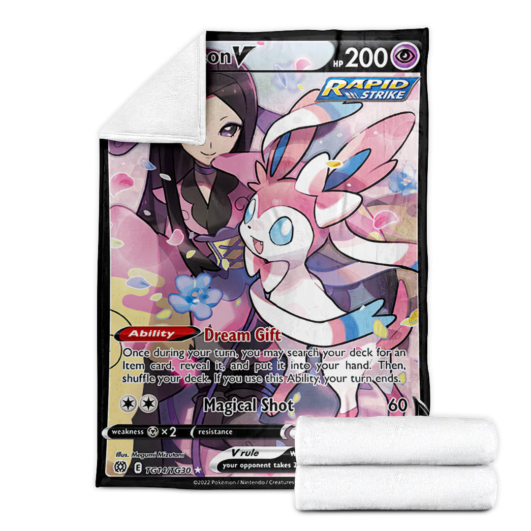 Anime Sylveon V 2022 Soft Blanket