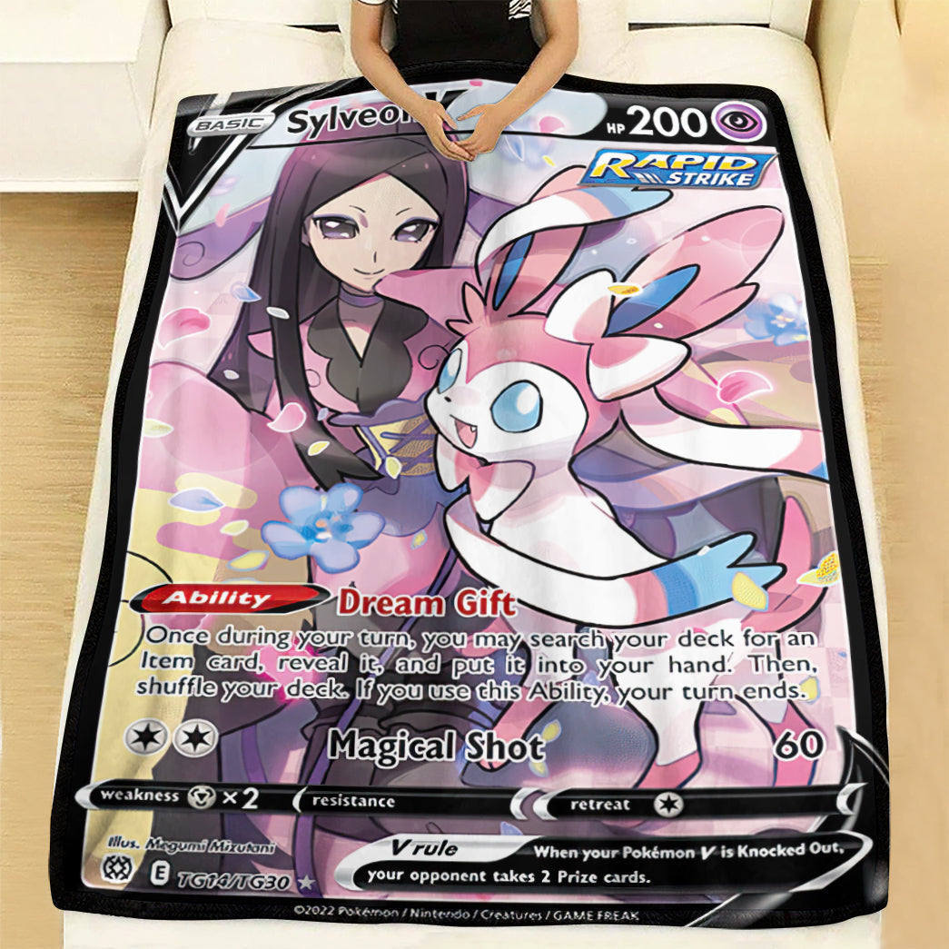 Anime Sylveon V 2022 Soft Blanket