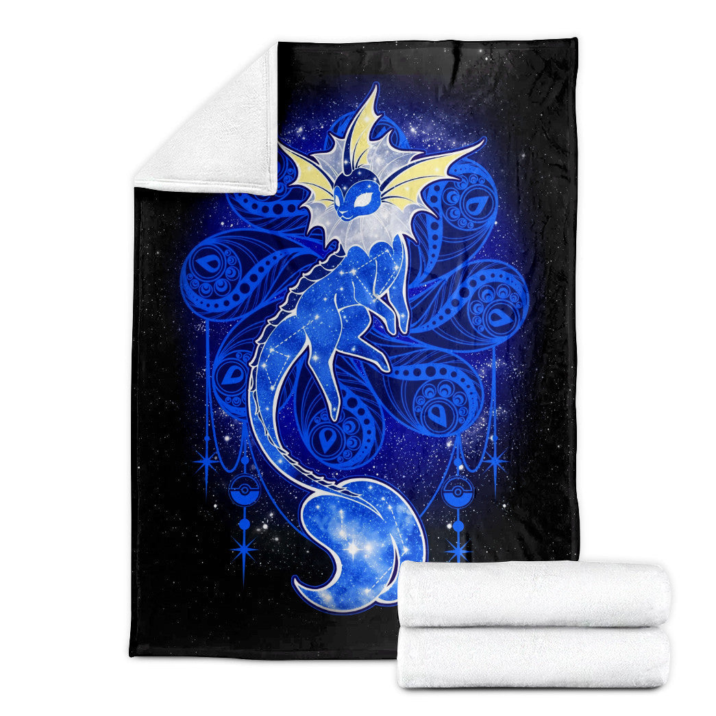 Anime Pkm Vaporeon Starry Custom Soft Blanket XO1103221