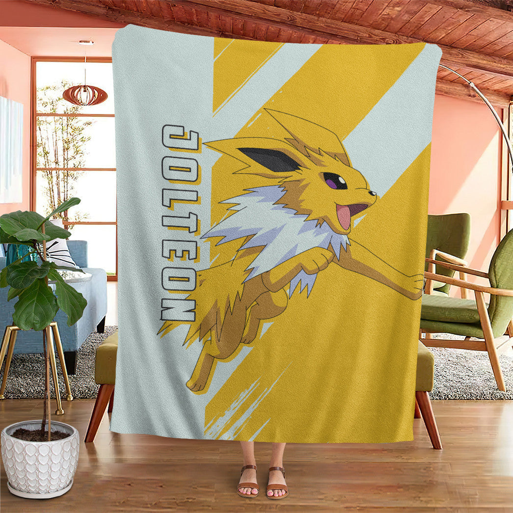 Anime Pkm Jolteon Custom Soft Blanket XO10032220