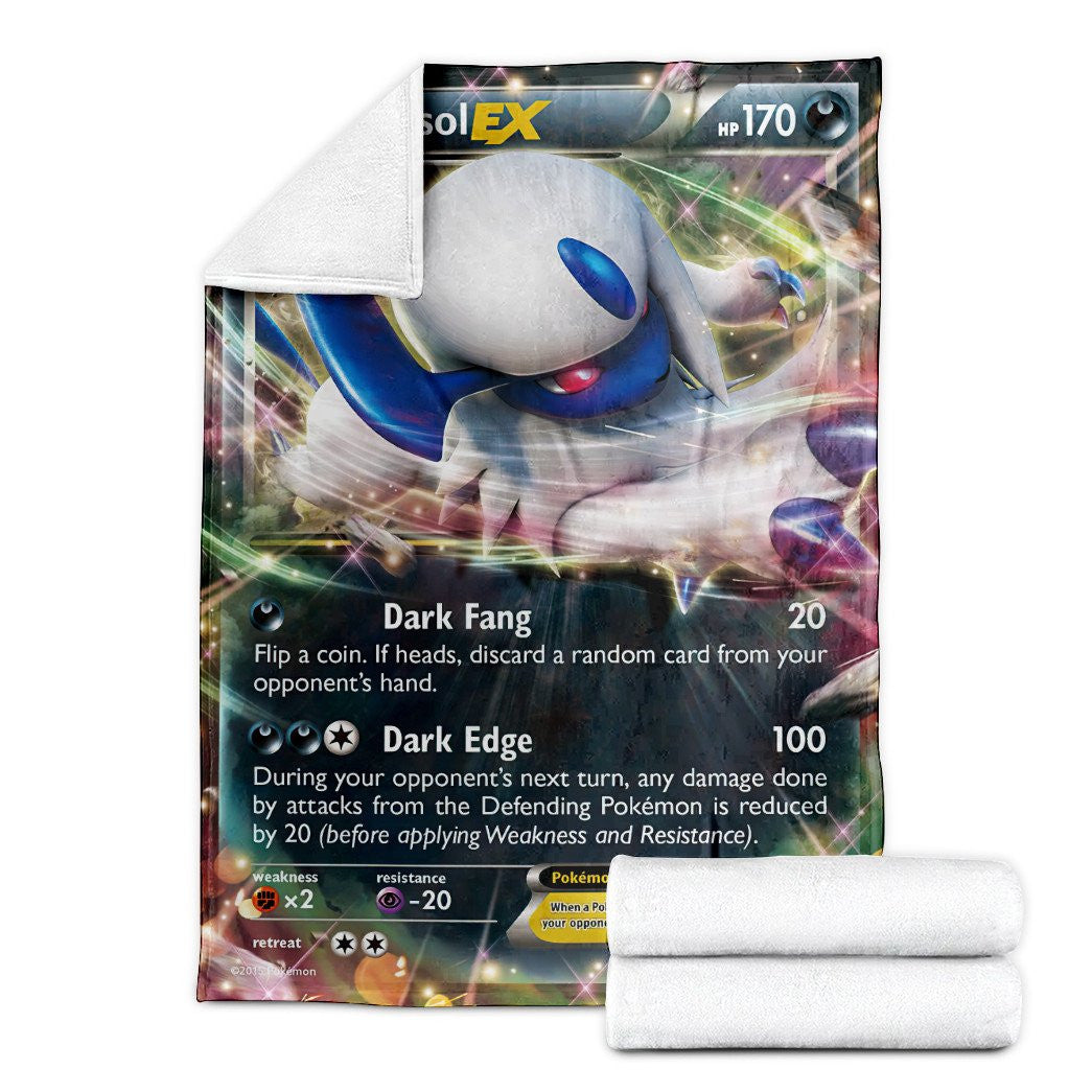 Anime Pkm Absol-Ex Xy Promos Custom Soft Blanket