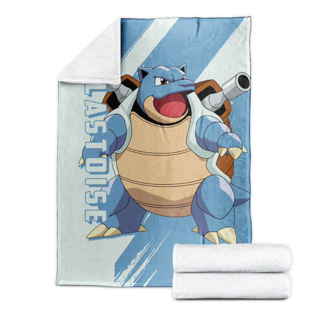 Anime Pkm Blastoise Custom Soft Blanket XO10032228