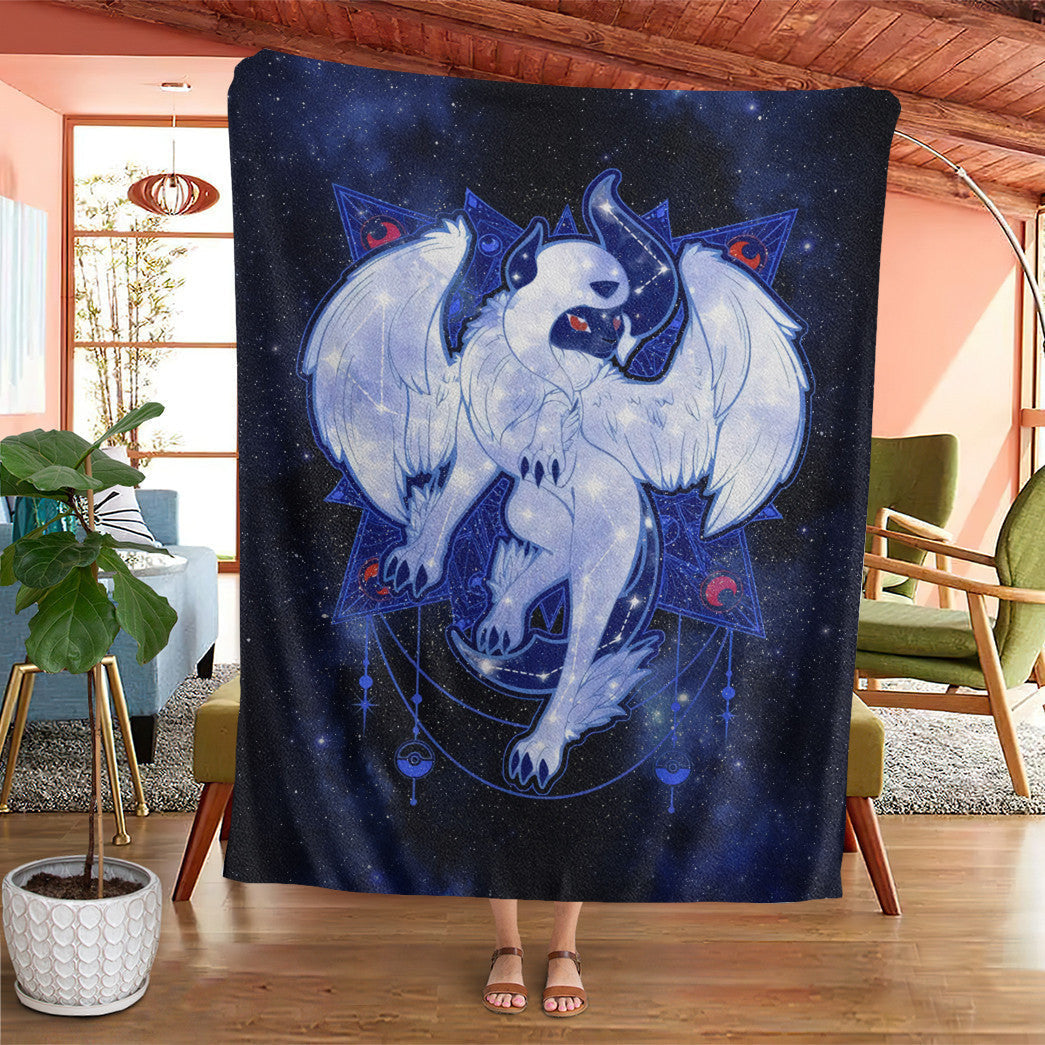 Anime Pkm Starry Winged Sphinx Custom Soft Blanket XO1103229