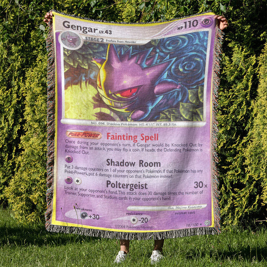 Gengar Stormfront Custom Woven Blanket