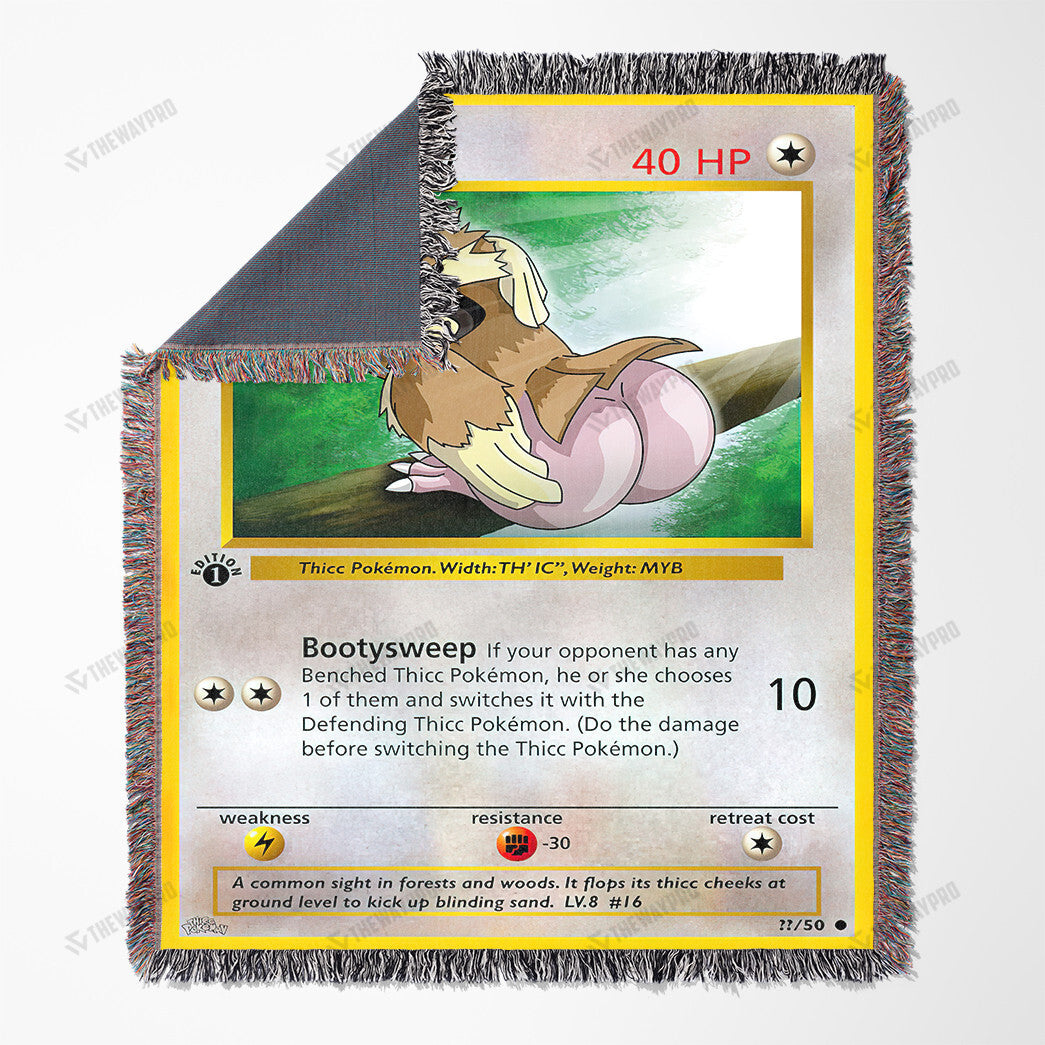 Thicc Pidgey Custom Woven Blanket