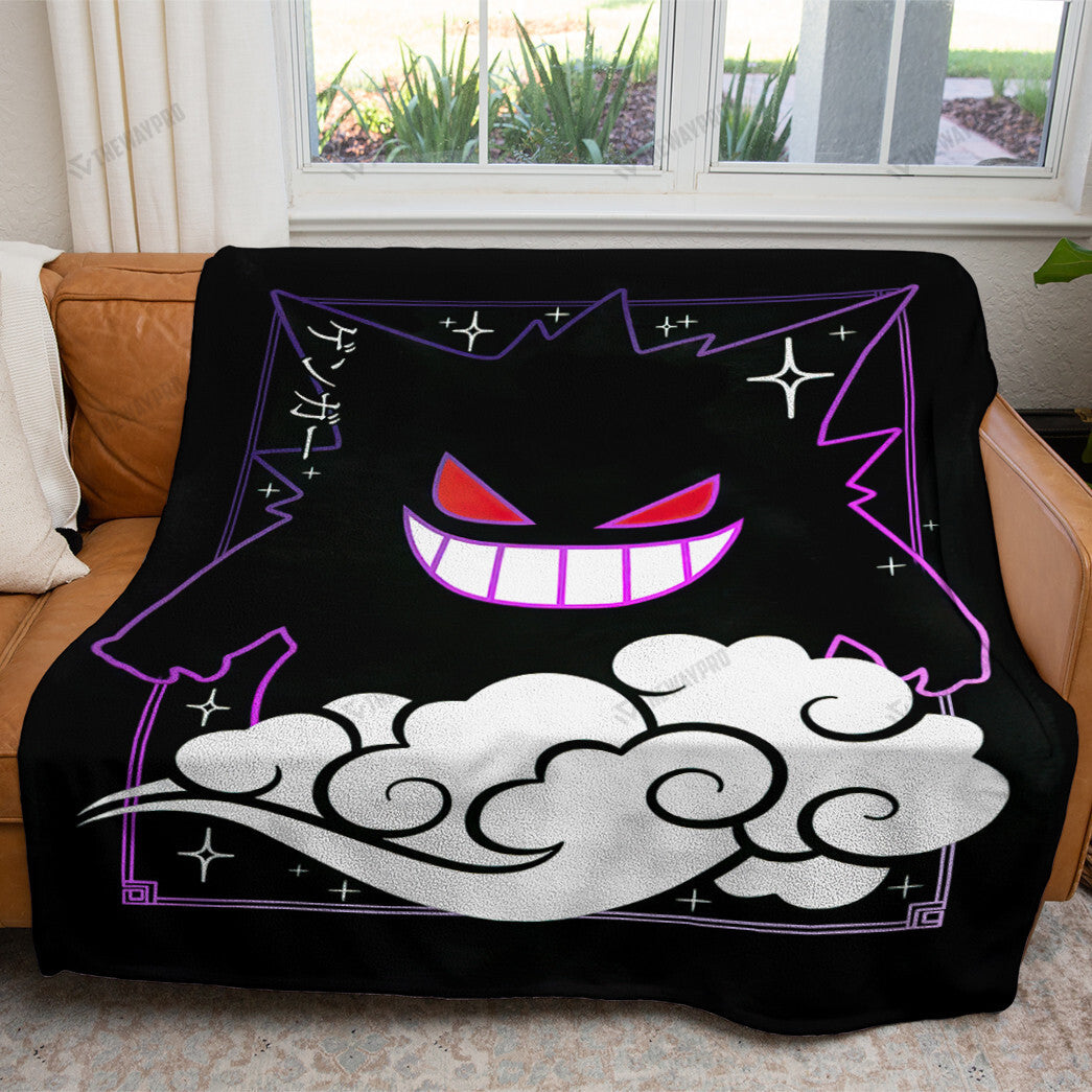 Anime Gengar Soft Blanket