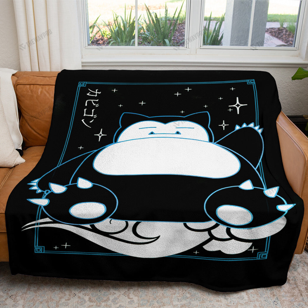 Anime Snorlax Soft Blanket