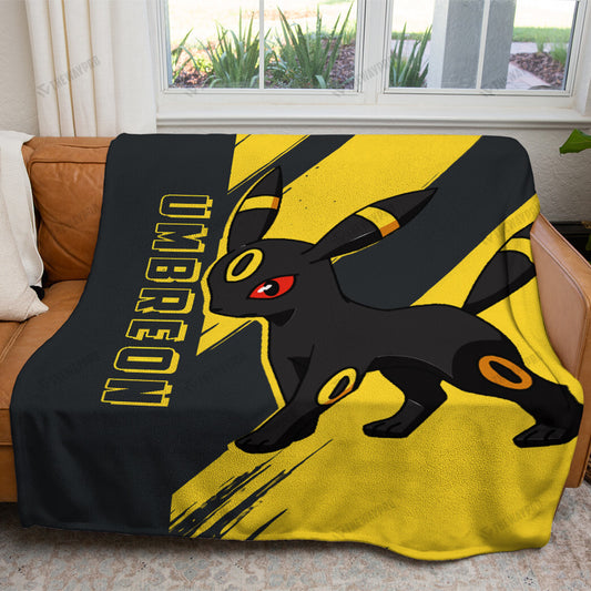 Anime Umbreon Custom Soft Blanket