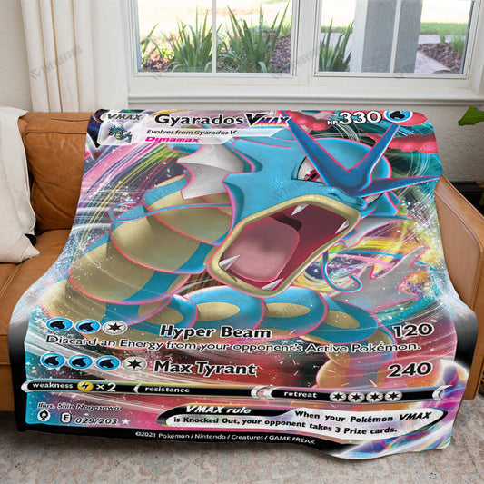 Anime Gyarados VMAX Custom Soft Blanket