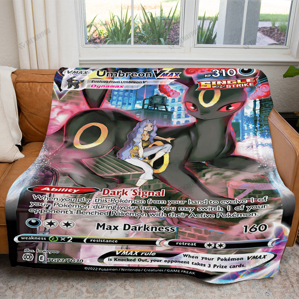 Anime Umbreon Vmax 2022 Soft Blanket