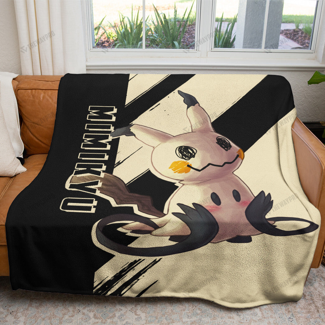 Anime Mimikyu Custom Soft Blanket