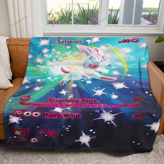 Painted Sylveon Custom Soft Blanket