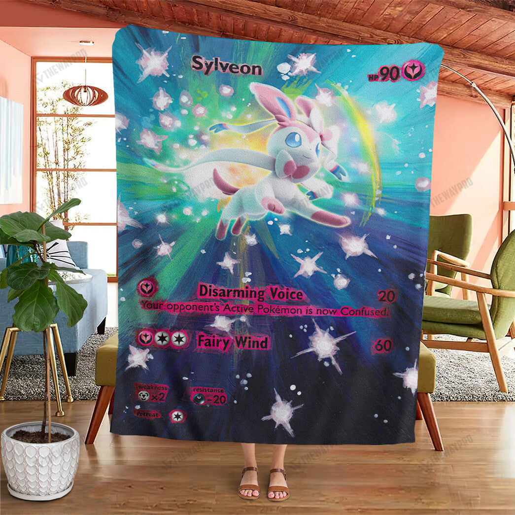 Painted Sylveon Custom Soft Blanket