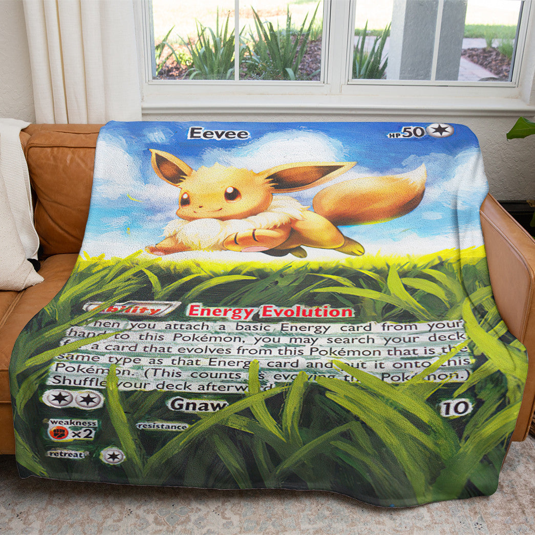 Painted Eevee Custom Soft Blanket