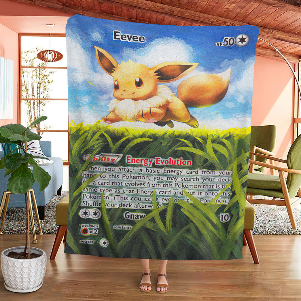 Painted Eevee Custom Soft Blanket