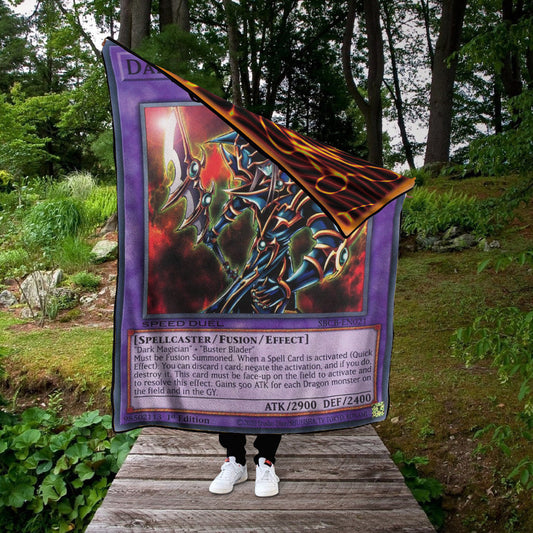 YGO Dark Paladin Custom 2-Side Printed Thicken Soft Blanket