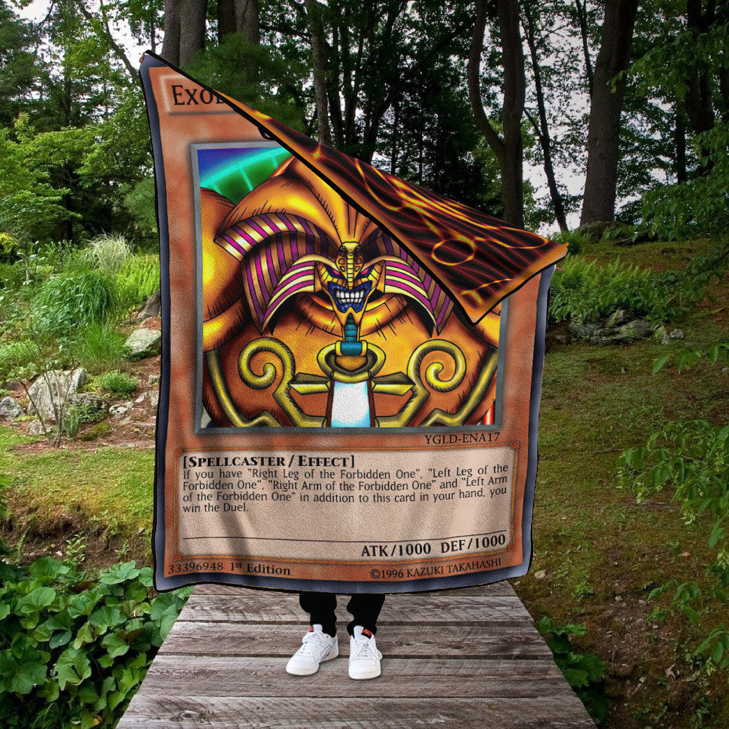 YGO Exodia the Forbidden One Custom 2-Side Printed Thicken Soft Blanket