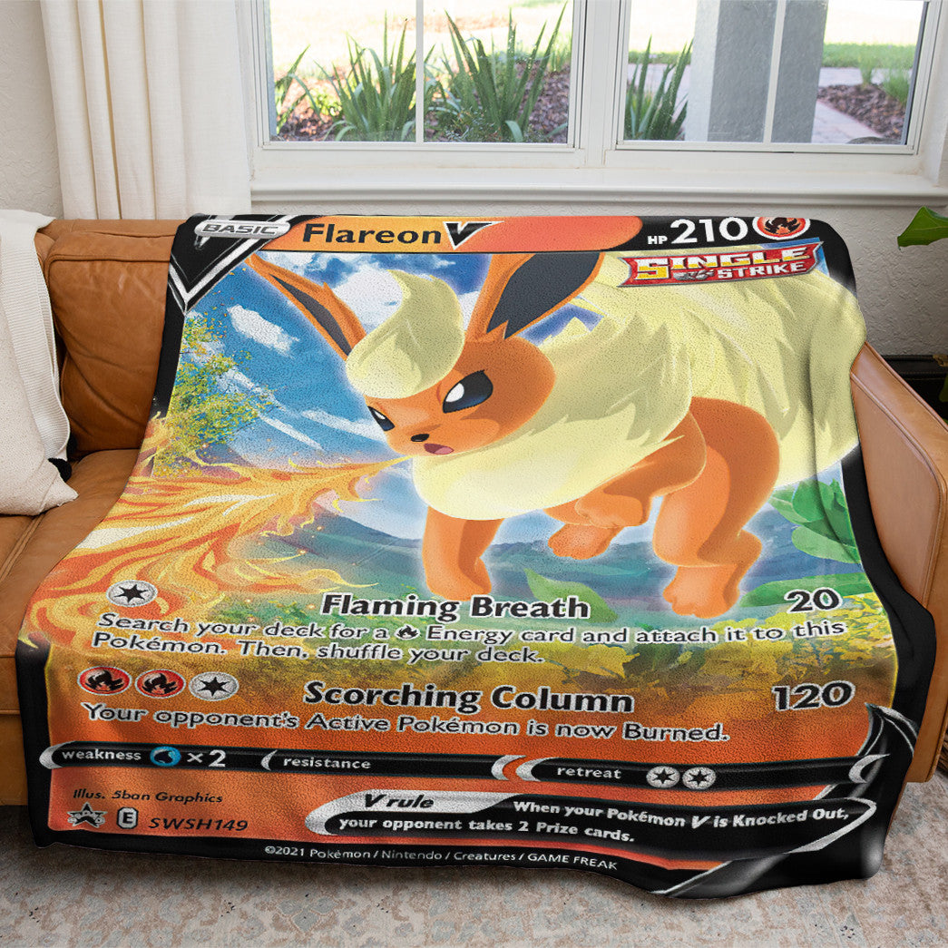 Flareon V 2022 Custom 2-Side Printed Thicken Soft Blanket