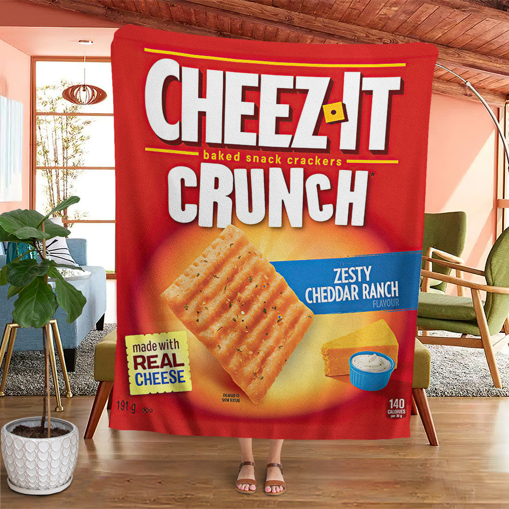 Cheez-It Custom Soft Blanket