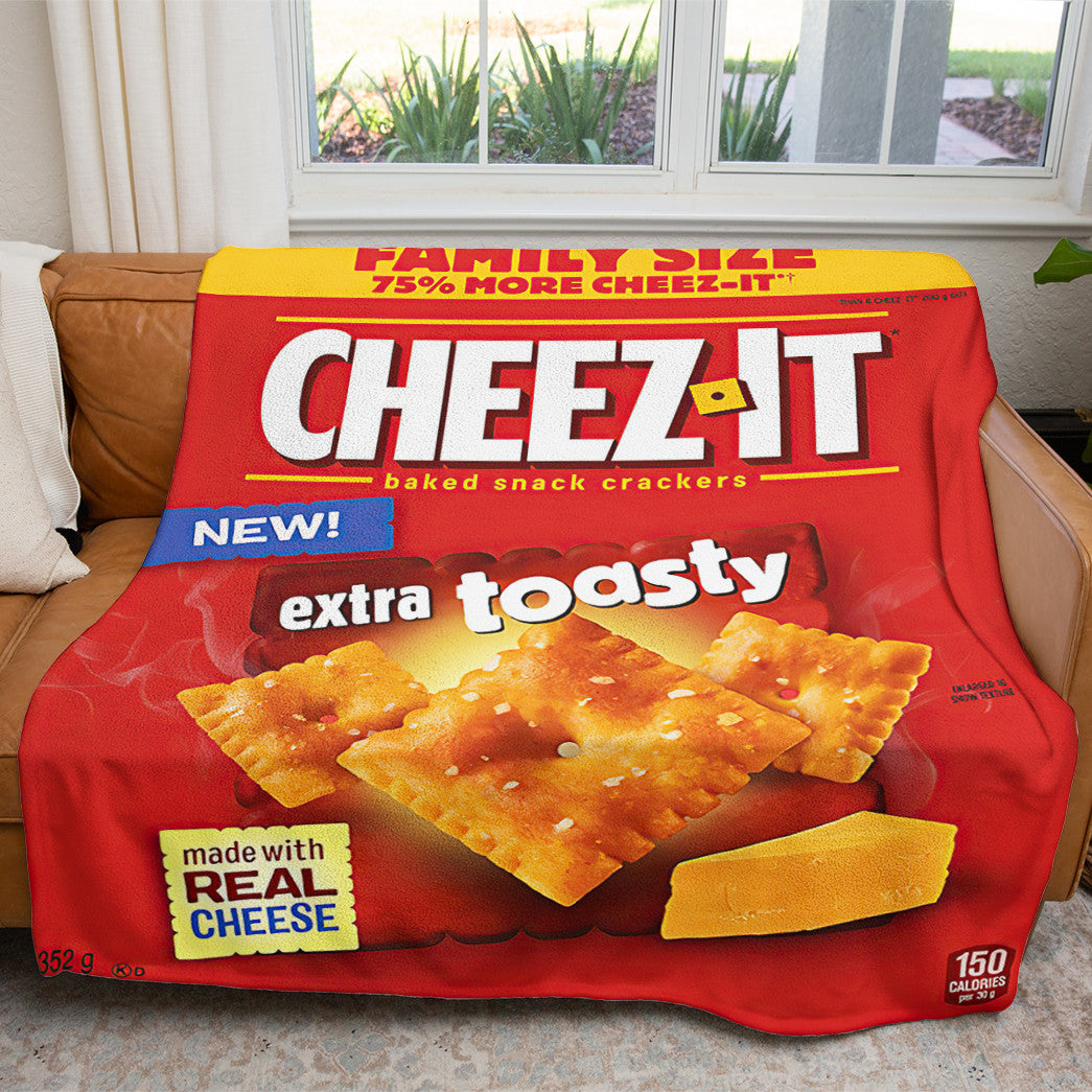 Cheez-It Custom Soft Blanket