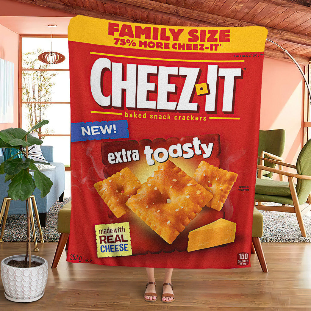 Cheez-It Custom Soft Blanket