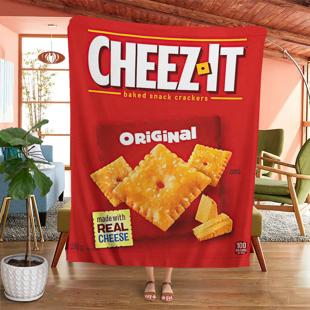 Cheez-It Custom Soft Blanket