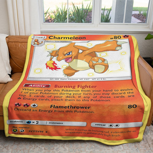 Charmeleon Dragon Majesty Custom Soft Blanket