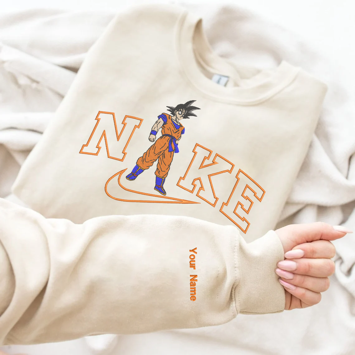 Personalized Embroidered Dragon Ball Hoodie Sweatshirt T-Shirt