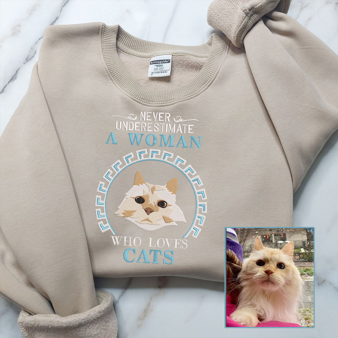 Personalized Embroidered Never Underestimate A Man/Woman Who Loves Pet Dog Cat Hoodie Sweatshirt T-Shirt